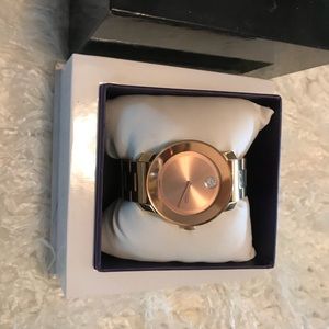 Movado Bold rose gold watch